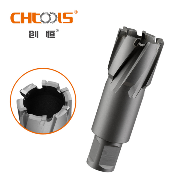 CHTOOLS Hartmetall-Ringlochbohrer mit Weldon-Schaft