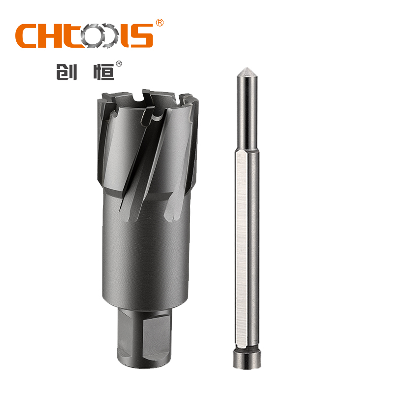 CHTOOLS Hartmetall-Ringlochbohrer mit Weldon-Schaft